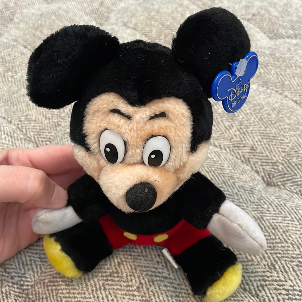 Vintage Disney parks Mickey Mouse with original tag
